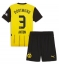 Borussia Dortmund Waldemar Anton #3 Heimtrikot Kinder 2024-25 Kurzarm (+ kurze hosen)