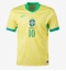 Brasilien Rodrygo Goes #10 Heimtrikot Copa America 2024 Kurzarm