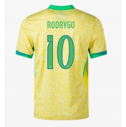 Brasilien Rodrygo Goes #10 Heimtrikot Copa America 2024 Kurzarm