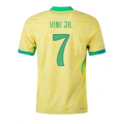 Brasilien Vinicius Junior #7 Heimtrikot Copa America 2024 Kurzarm