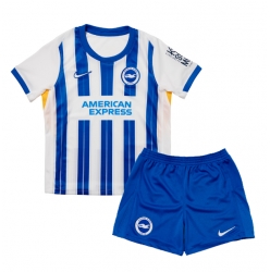 Brighton Heimtrikot Kinder 2024-25 Kurzarm (+ kurze hosen)