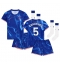 Chelsea Benoit Badiashile #5 Heimtrikot Kinder 2024-25 Kurzarm (+ kurze hosen)