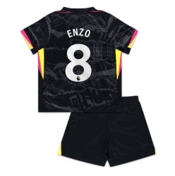 Chelsea Enzo Fernandez #8 3rd trikot Kinder 2024-25 Kurzarm (+ kurze hosen)