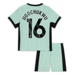 Chelsea Lesley Ugochukwu #16 3rd trikot Kinder 2023-24 Kurzarm (+ kurze hosen)