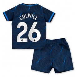 Chelsea Levi Colwill #26 Auswärtstrikot Kinder 2023-24 Kurzarm (+ kurze hosen)