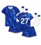 Chelsea Malo Gusto #27 Heimtrikot Kinder 2024-25 Kurzarm (+ kurze hosen)