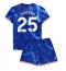 Chelsea Moises Caicedo #25 Heimtrikot Kinder 2024-25 Kurzarm (+ kurze hosen)