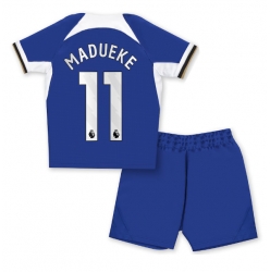 Chelsea Noni Madueke #11 Heimtrikot Kinder 2023-24 Kurzarm (+ kurze hosen)