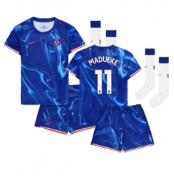 Chelsea Noni Madueke #11 Heimtrikot Kinder 2024-25 Kurzarm (+ kurze hosen)