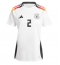 Deutschland Antonio Rudiger #2 Heimtrikot Frauen EM 2024 Kurzarm