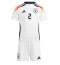 Deutschland Antonio Rudiger #2 Heimtrikot Kinder EM 2024 Kurzarm (+ kurze hosen)