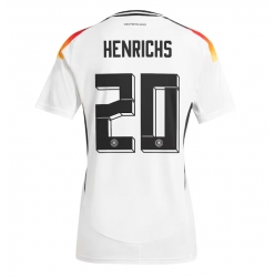 Deutschland Benjamin Henrichs #20 Heimtrikot Frauen EM 2024 Kurzarm