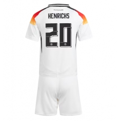 Deutschland Benjamin Henrichs #20 Heimtrikot Kinder EM 2024 Kurzarm (+ kurze hosen)