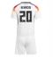 Deutschland Benjamin Henrichs #20 Heimtrikot Kinder EM 2024 Kurzarm (+ kurze hosen)