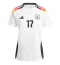 Deutschland Florian Wirtz #17 Heimtrikot Frauen EM 2024 Kurzarm