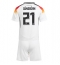 Deutschland Ilkay Gundogan #21 Heimtrikot Kinder EM 2024 Kurzarm (+ kurze hosen)