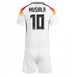 Deutschland Jamal Musiala #10 Heimtrikot Kinder EM 2024 Kurzarm (+ kurze hosen)