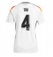 Deutschland Jonathan Tah #4 Heimtrikot EM 2024 Kurzarm