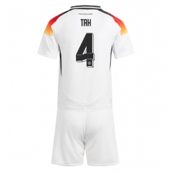 Deutschland Jonathan Tah #4 Heimtrikot Kinder EM 2024 Kurzarm (+ kurze hosen)