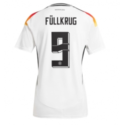 Deutschland Niclas Fullkrug #9 Heimtrikot Frauen EM 2024 Kurzarm