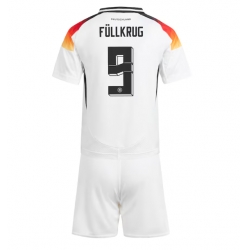 Deutschland Niclas Fullkrug #9 Heimtrikot Kinder EM 2024 Kurzarm (+ kurze hosen)