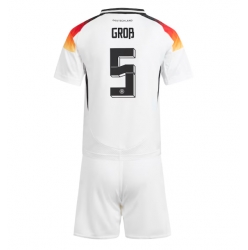 Deutschland Pascal Gross #5 Heimtrikot Kinder EM 2024 Kurzarm (+ kurze hosen)