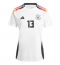 Deutschland Thomas Muller #13 Heimtrikot Frauen EM 2024 Kurzarm