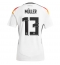 Deutschland Thomas Muller #13 Heimtrikot Frauen EM 2024 Kurzarm