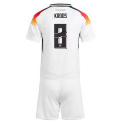 Deutschland Toni Kroos #8 Heimtrikot Kinder EM 2024 Kurzarm (+ kurze hosen)