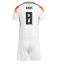 Deutschland Toni Kroos #8 Heimtrikot Kinder EM 2024 Kurzarm (+ kurze hosen)