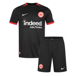 Eintracht Frankfurt Auswärtstrikot Kinder 2024-25 Kurzarm (+ kurze hosen)