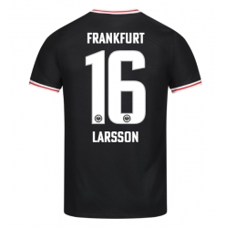 Eintracht Frankfurt Hugo Larsson #16 Auswärtstrikot 2023-24 Kurzarm