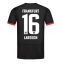 Eintracht Frankfurt Hugo Larsson #16 Auswärtstrikot 2024-25 Kurzarm