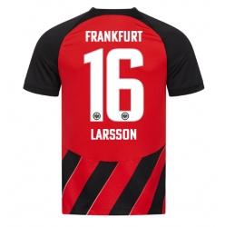 Eintracht Frankfurt Hugo Larsson #16 Heimtrikot 2023-24 Kurzarm