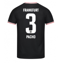 Eintracht Frankfurt Willian Pacho #3 Auswärtstrikot 2023-24 Kurzarm