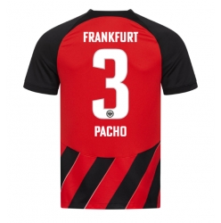 Eintracht Frankfurt Willian Pacho #3 Heimtrikot 2023-24 Kurzarm