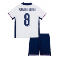 England Alexander-Arnold #8 Heimtrikot Kinder EM 2024 Kurzarm (+ kurze hosen)