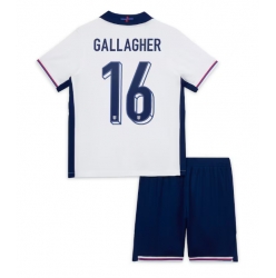 England Conor Gallagher #16 Heimtrikot Kinder EM 2024 Kurzarm (+ kurze hosen)