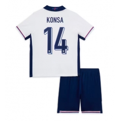 England Ezri Konsa #14 Heimtrikot Kinder EM 2024 Kurzarm (+ kurze hosen)