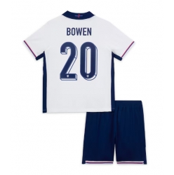 England Jarrod Bowen #20 Heimtrikot Kinder EM 2024 Kurzarm (+ kurze hosen)