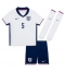 England John Stones #5 Heimtrikot Kinder EM 2024 Kurzarm (+ kurze hosen)