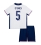 England John Stones #5 Heimtrikot Kinder EM 2024 Kurzarm (+ kurze hosen)