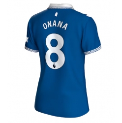 Everton Amadou Onana #8 Heimtrikot Frauen 2023-24 Kurzarm