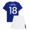 Everton Ashley Young #18 Heimtrikot Kinder 2024-25 Kurzarm (+ kurze hosen)