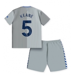 Everton Michael Keane #5 3rd trikot Kinder 2023-24 Kurzarm (+ kurze hosen)