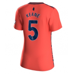 Everton Michael Keane #5 Auswärtstrikot Frauen 2023-24 Kurzarm