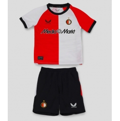 Feyenoord Heimtrikot Kinder 2024-25 Kurzarm (+ kurze hosen)