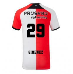 Feyenoord Santiago Gimenez #29 Heimtrikot 2024-25 Kurzarm