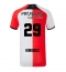 Feyenoord Santiago Gimenez #29 Heimtrikot 2024-25 Kurzarm