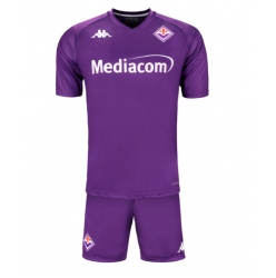 Fiorentina Heimtrikot Kinder 2024-25 Kurzarm (+ kurze hosen)